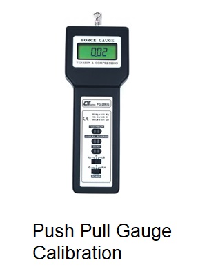 Push Pull Gauge Calibration